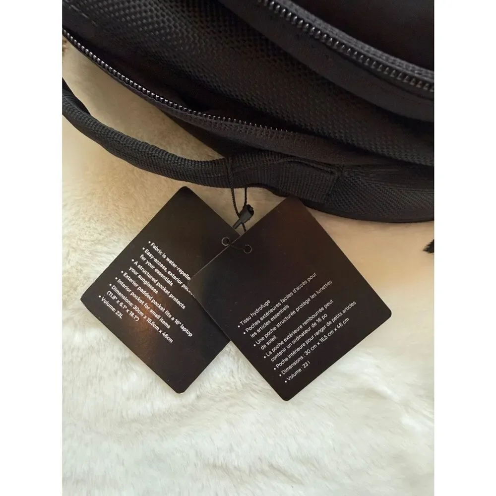 lululemon athletica Black Cruiser Multi-Pocket Everyday Backpack